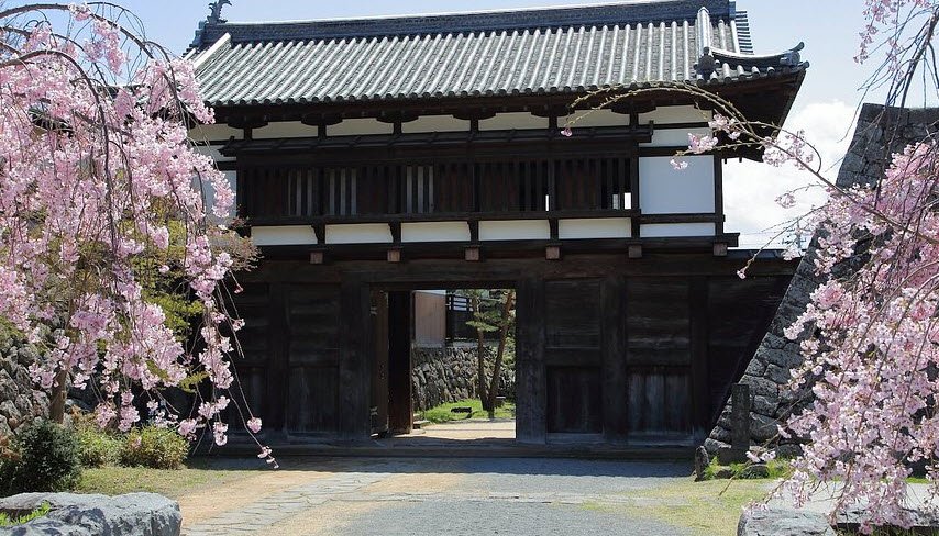 Komoro Castle Ruins - Kaikoen Park, Japan